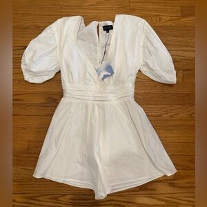 White romper from majorelle